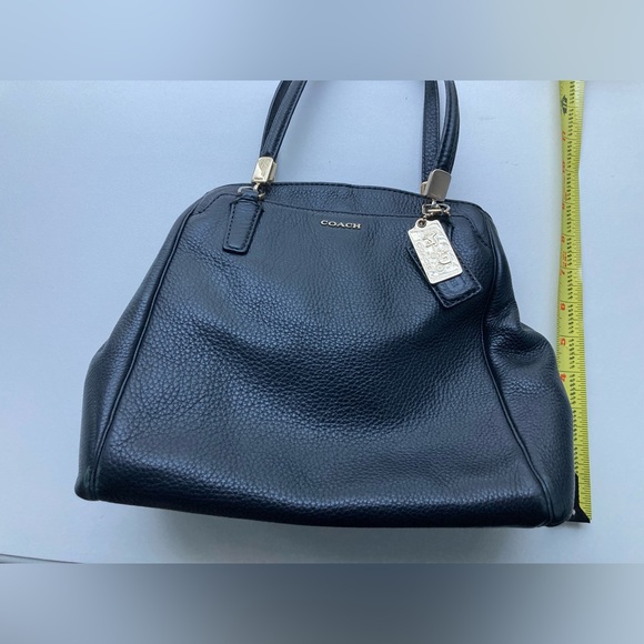 Coach Black Leather Minetta Crossbody / Carryall with Top Handles Bag - Picture 9 of 11